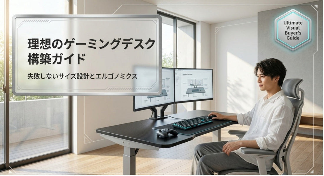ゲーミングデスクの選び方とおすすめ決定版｜後悔しないサイズ・高さの計算式から配線整理まで徹底解説