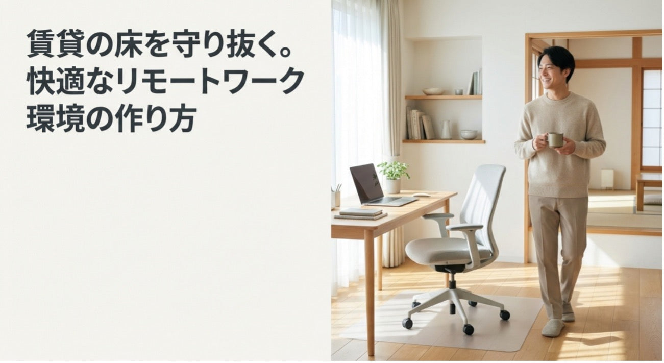 ゲーミングチェアでフローリングを傷つけない対策｜賃貸でも安心の